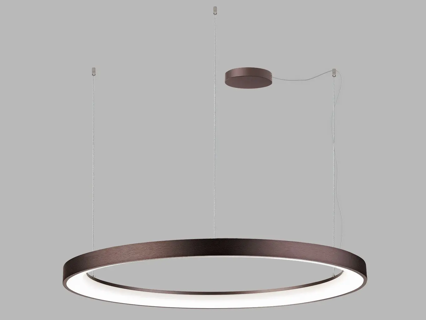 LED2 3273378DT Závěsné svítidlo BELLA SLIM 98 P-Z, CF TRIAC 80W 2700K/3000K/4000K hnědá