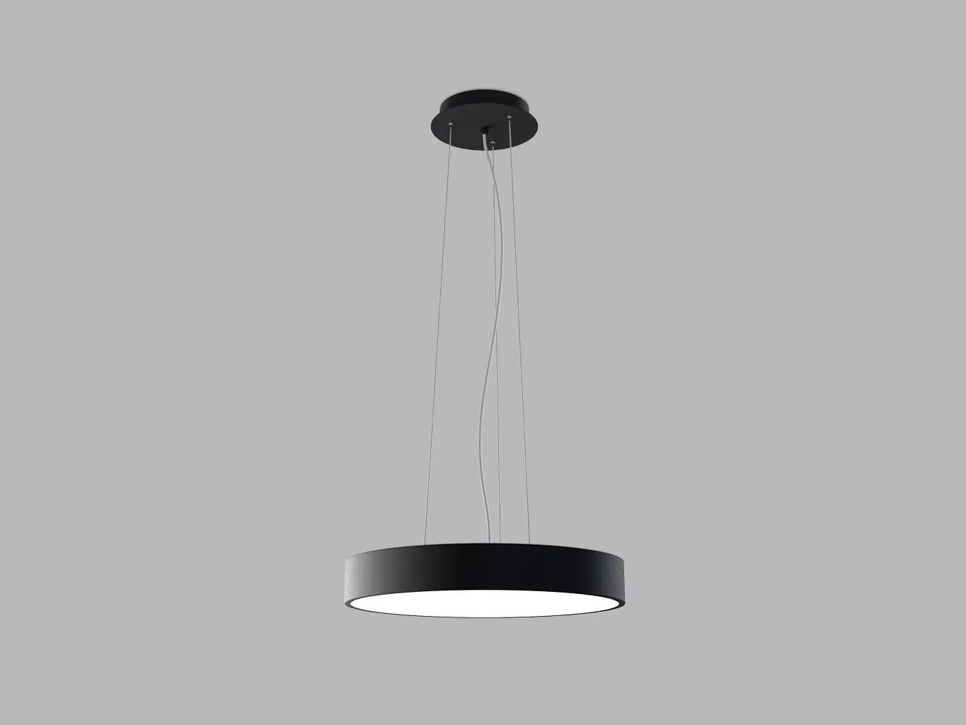 LED2 3274273DTW Závěsné svítidlo MONO SLIM 40 P-Z, B DALI TW 30W 2700K-4000K černá