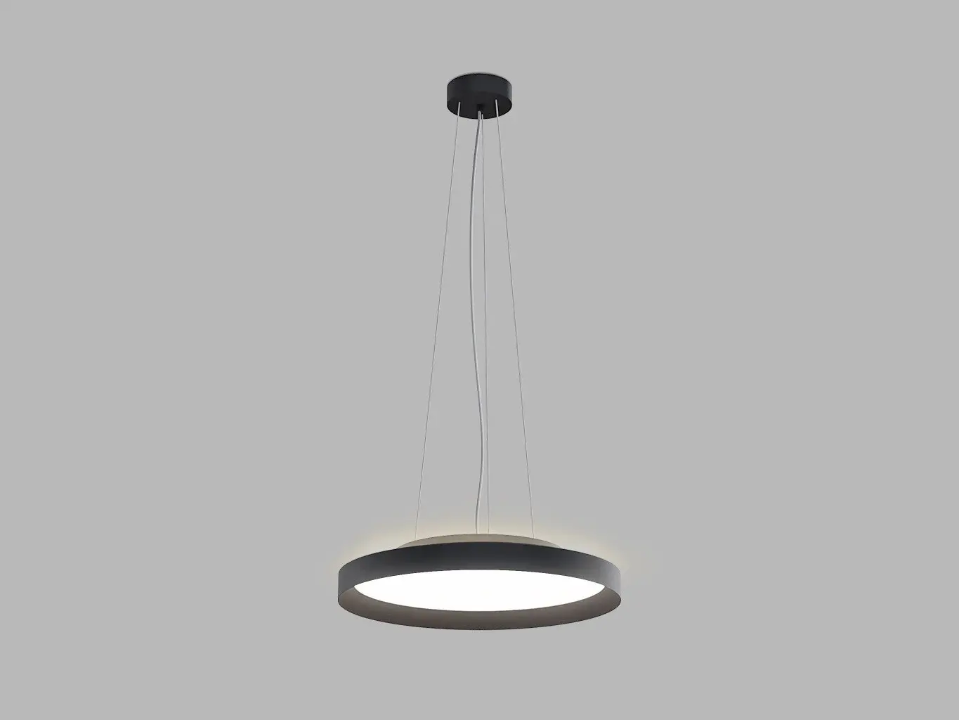 LED2 3274873CSTW Závěsné svítidlo MOON 40 P/N-Z, B CASAMBI TW 36W (30+6) 2700K-4000K černá