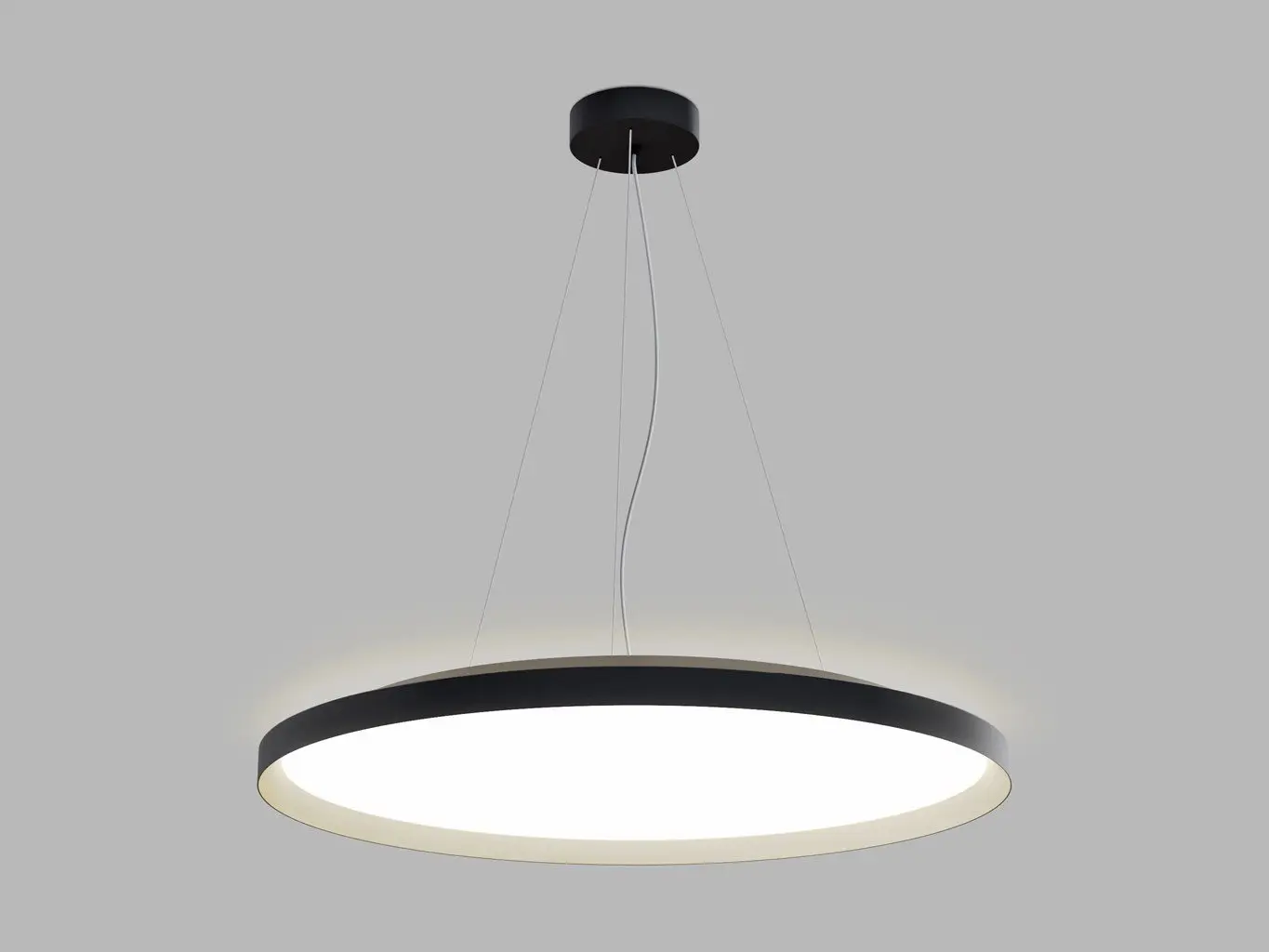 LED2 32750737D Závěsné svítidlo MOON 80 P/N-Z, BCH DALI/PUSH 88W (76+12) 2700K/3000K/4000K černá/šampaň