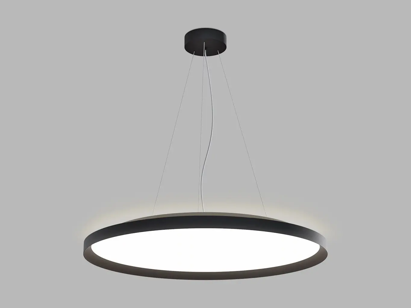 LED2 3275073D LED2 Závěsné svítidlo MOON 80 P/N-Z, B DALI/PUSH 88W (76+12) 2700K/3000K/4000K černá - LED2 Lighting
