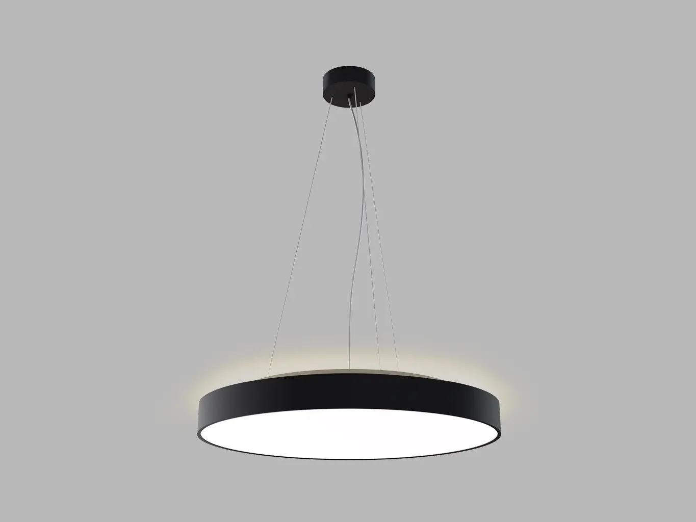 LED2 3275673DT Závěsné svítidlo RINGO II 60 P/N-Z, B TRIAC 55+10W 2700K/3000K/4000K černá