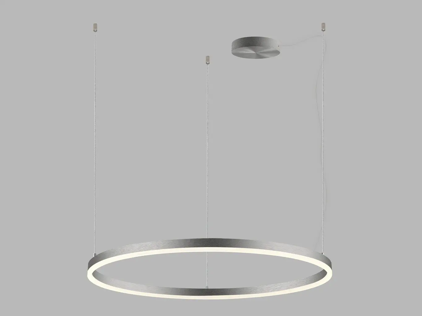 LED2 3276276DTW Závěsné svítidlo CIRCLE 80 P-Z/ST, N DALI TW/PUSH TW 62W 2700K-4000K matný nikl