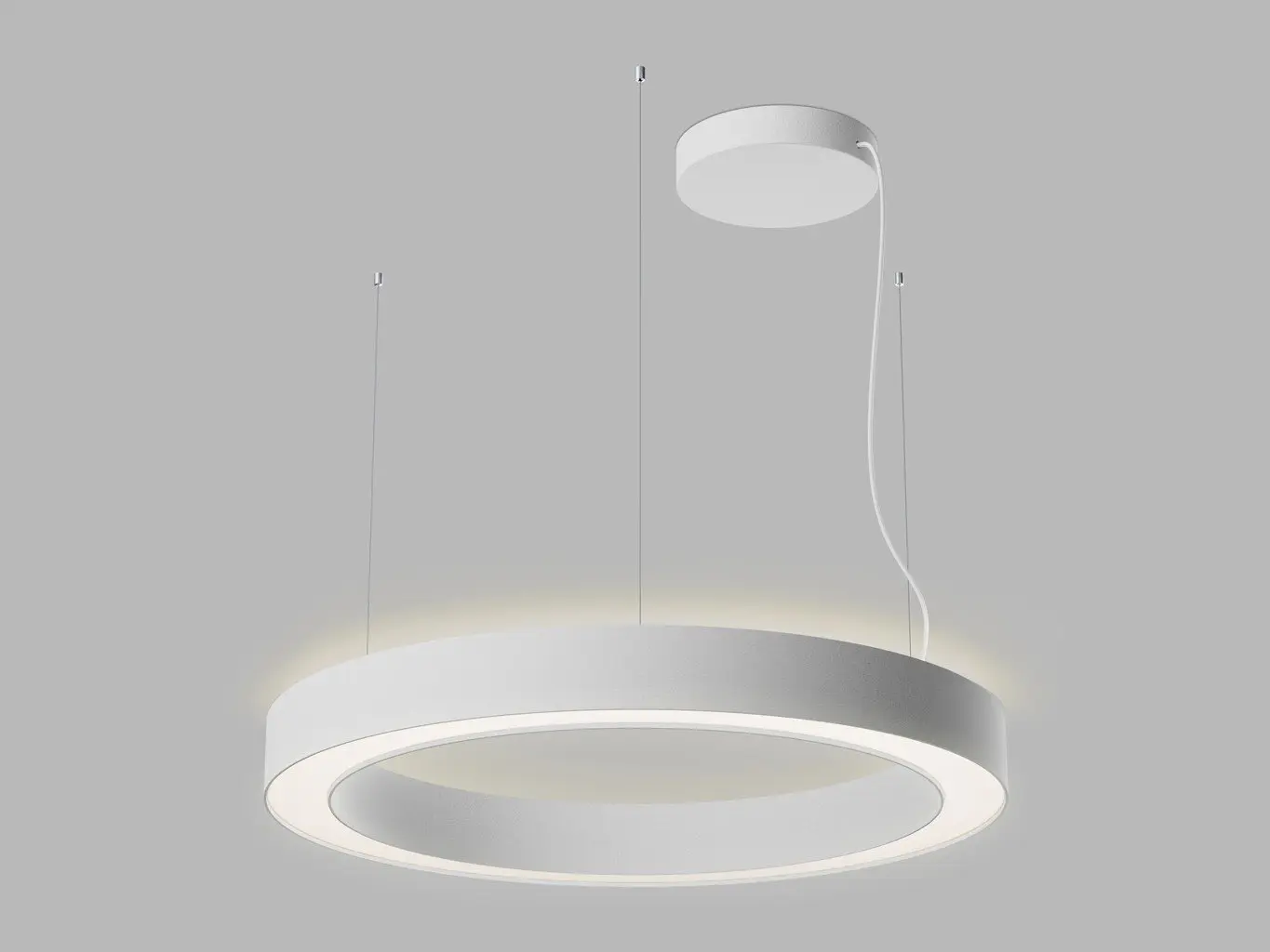 LED2 3276471ZBTW LED2 Závěsné svítidlo SATURN SLIM II 80 P/N-Z, W ZIGBEE TW 80W (50+30) 2700K-4000K bílá - LED2 Lighting