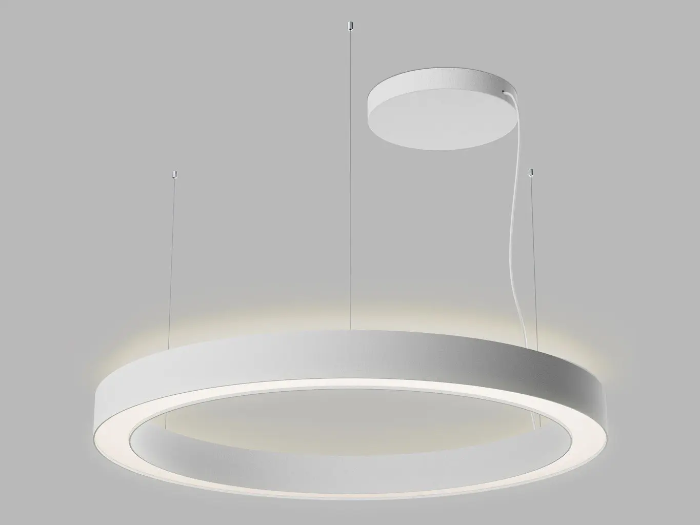 LED2 3276571D Závěsné svítidlo SATURN SLIM II 100 P/N-Z, W DALI/PUSH 120W (80+40) 2700K/3000K/4000K bílá