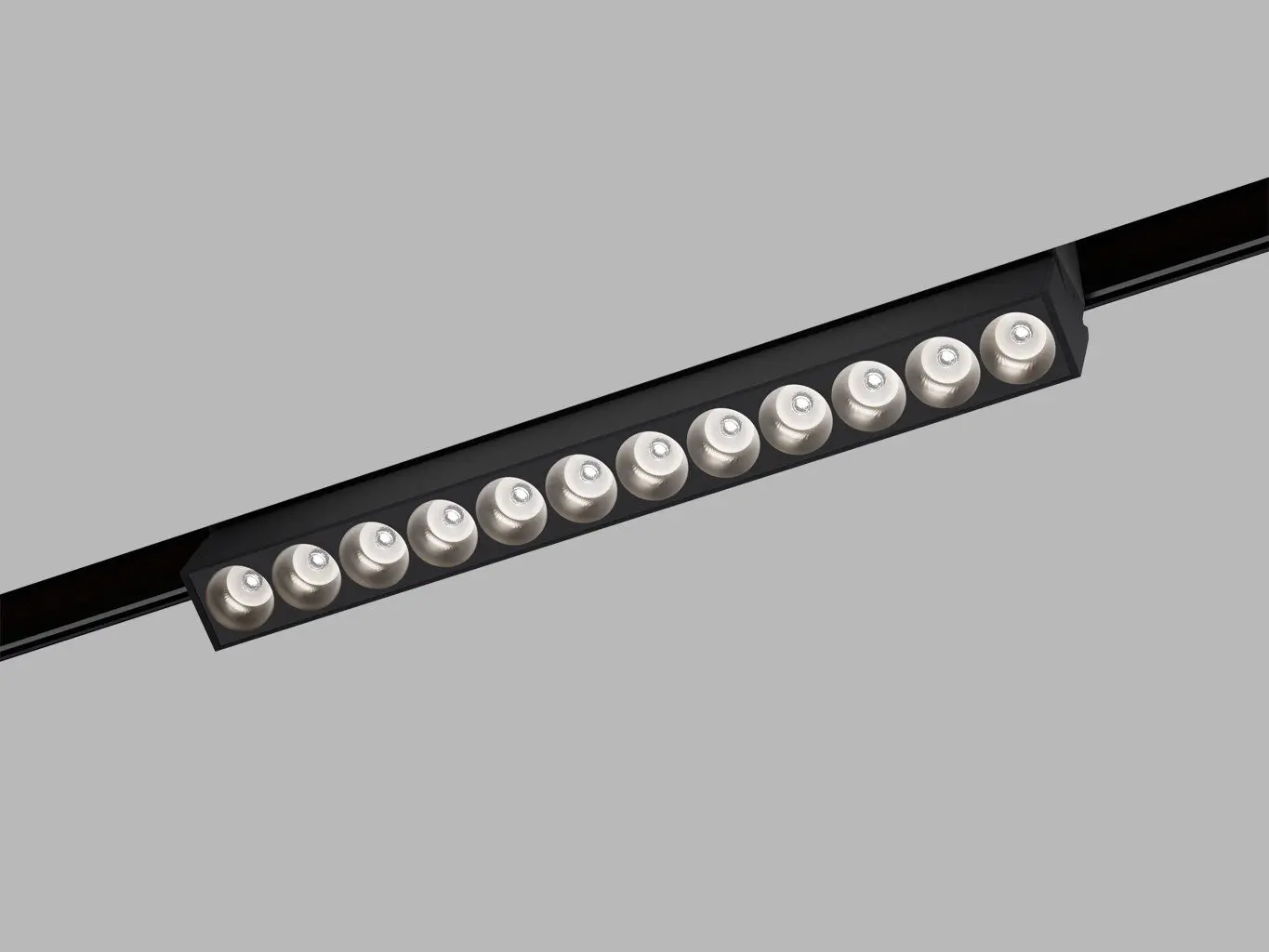 LED2 6482273 LED2 Lištové svítidlo MAGLASER III TILT, B 12W 2700K/3300K/4000K UGR černá - LED2 Lighting