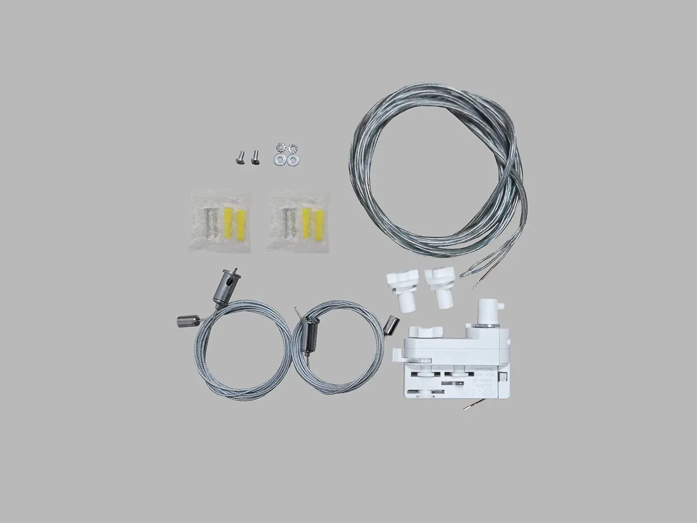 LED2 7238901 NOLI II závěsný adaptér do 3f lišty, W ON/OFF, DT, ZBTW, CSTW