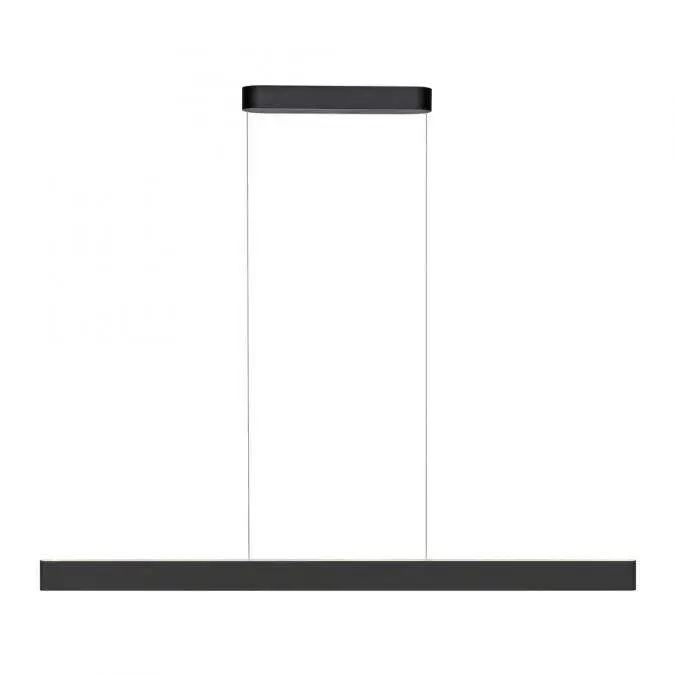 PAUL NEUHAUS LED závěsné svítidlo Q-STRETTO, černá, ZigBee 2700-5000K