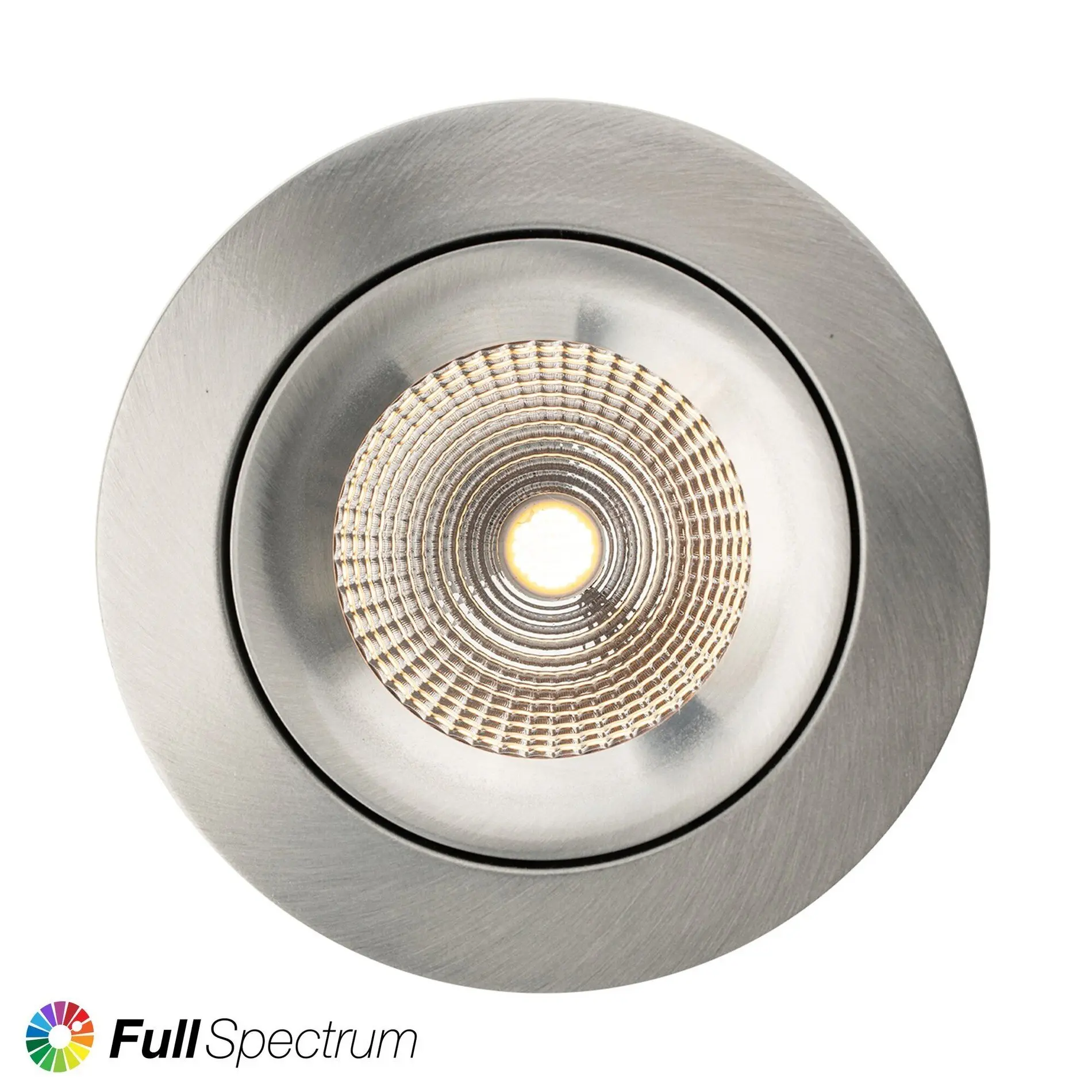 SLC SLC1165 Vestavné LED svítidlo One360 Full Spectrum 8 W 220-240 V 3000 K stmívatelné Ra97 IP44 36° hliník - TLG