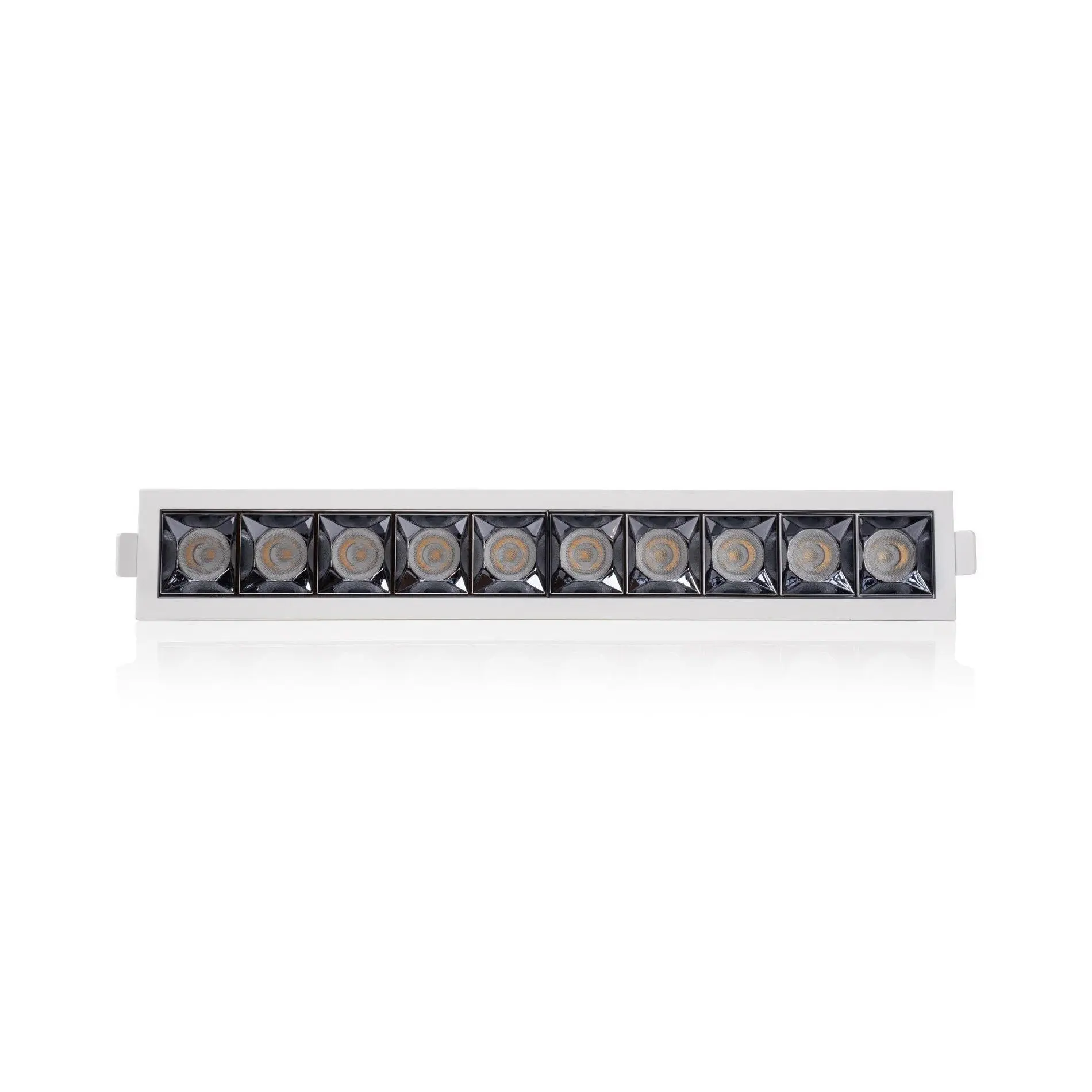 SLC SLC1274 Vestavné LED svítidlo PIXEL 10x 25 W 220-240 V 3000 K stmívatelné 36° Ra90 bílé - TLG