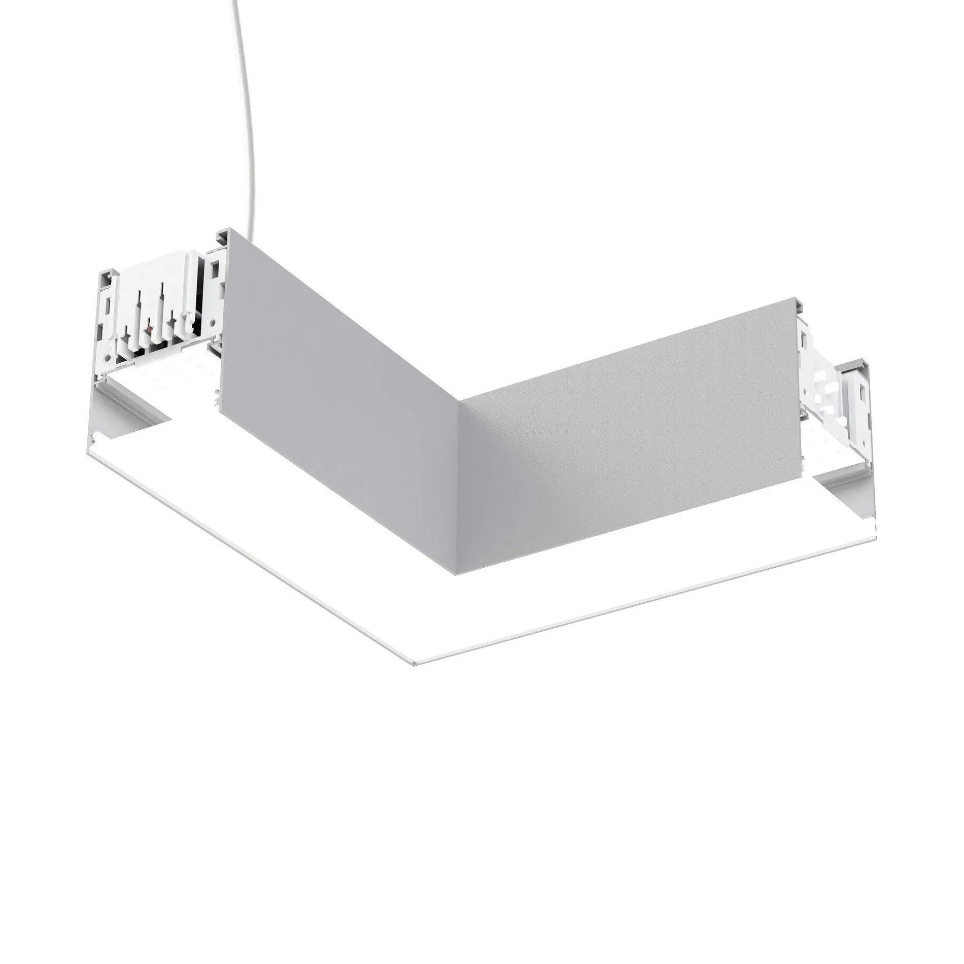 SLC SLC9539 LED svítidlo Click rohová spojka pravá vč. napájení bílá 1200-1300lm 3000K/4000K Ra90 DALI IP20 - TLG