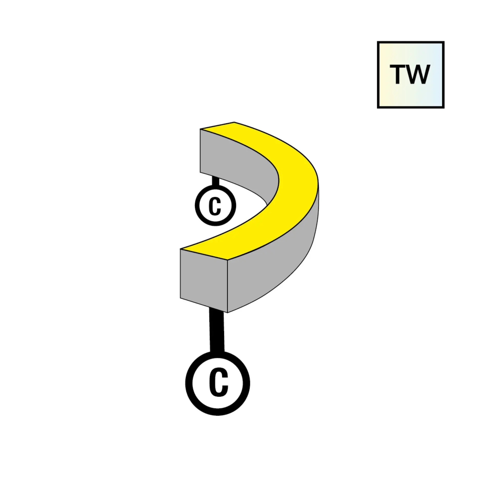 SLC S1624S-TW-C Napájení pro NeonFlex 24V Side-Bend TW C - TLG