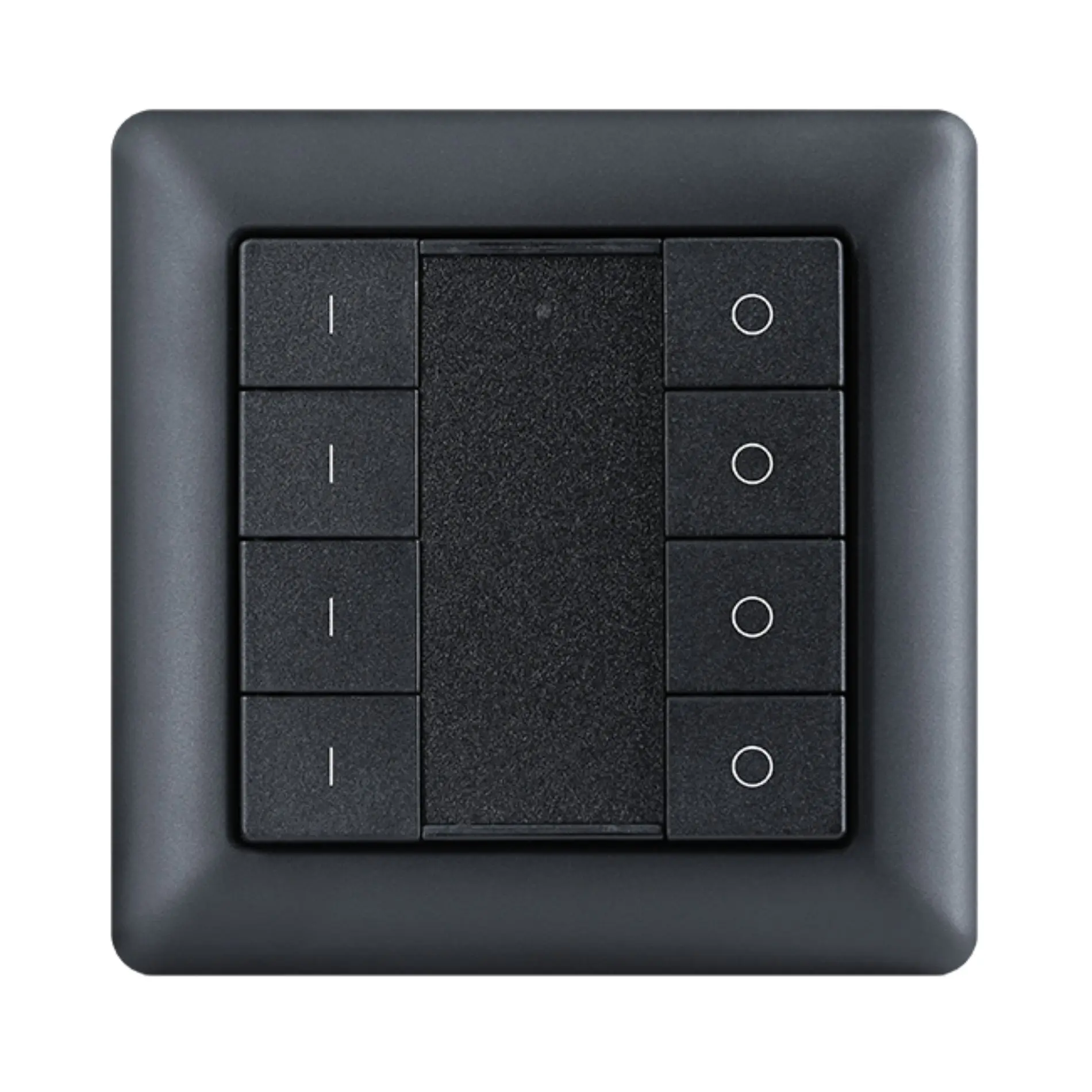 SLC SmartOne Zigbee 4CH nástěnný panel IP20 černý