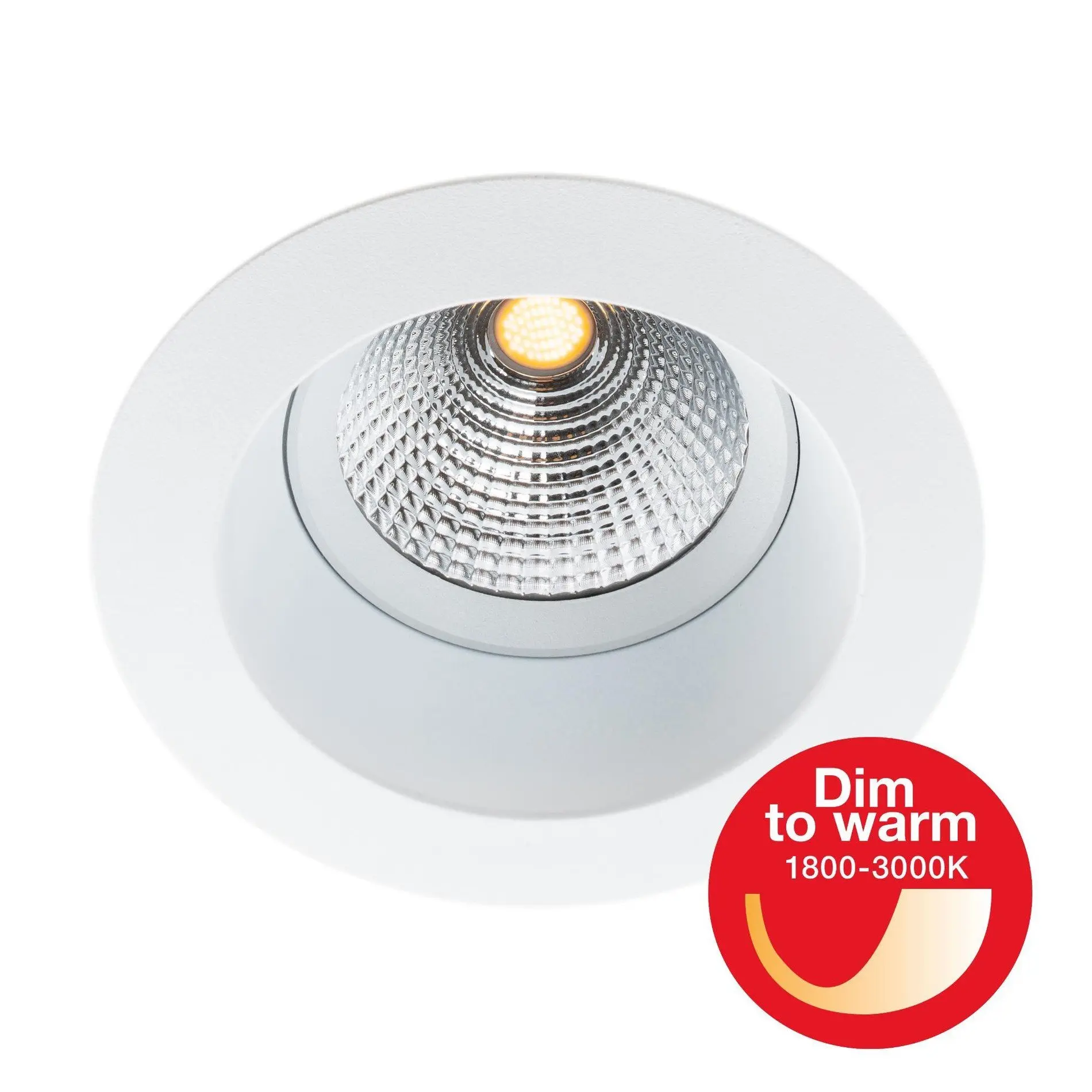SLC SLC1143D Vestavné LED svítidlo OneSoft DTW pr.68-83 mm bílé 447lm 1800-3000K Ra90 DALI IP54/IP20 36° - TLG