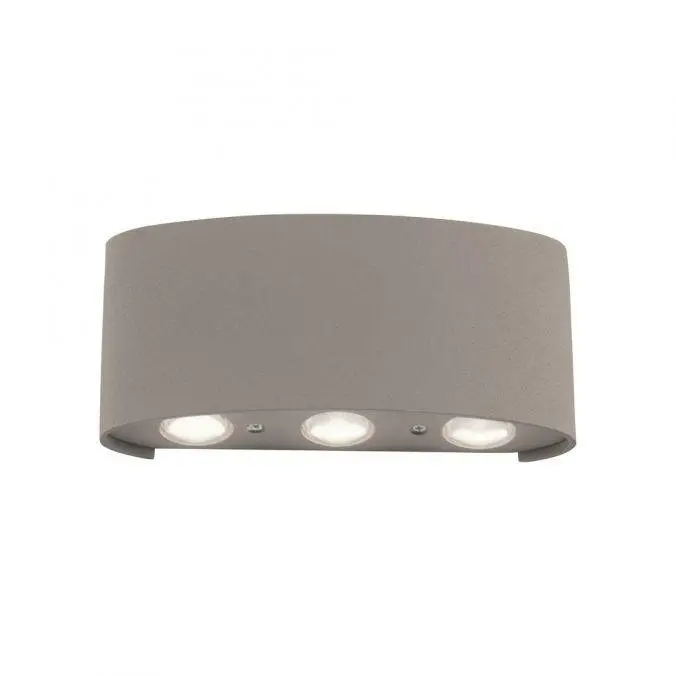 PAUL NEUHAUS LED nástěnné svítidlo CARLO, písková barva, IP54, Up- & Downlight, 3000K
