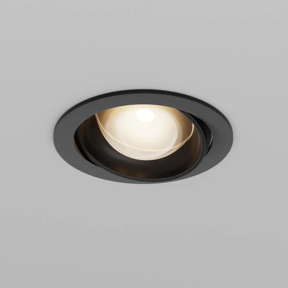 MAYTONI Vestavné svítidlo Lens 3000K 12W 70d DL105-12W3K-B