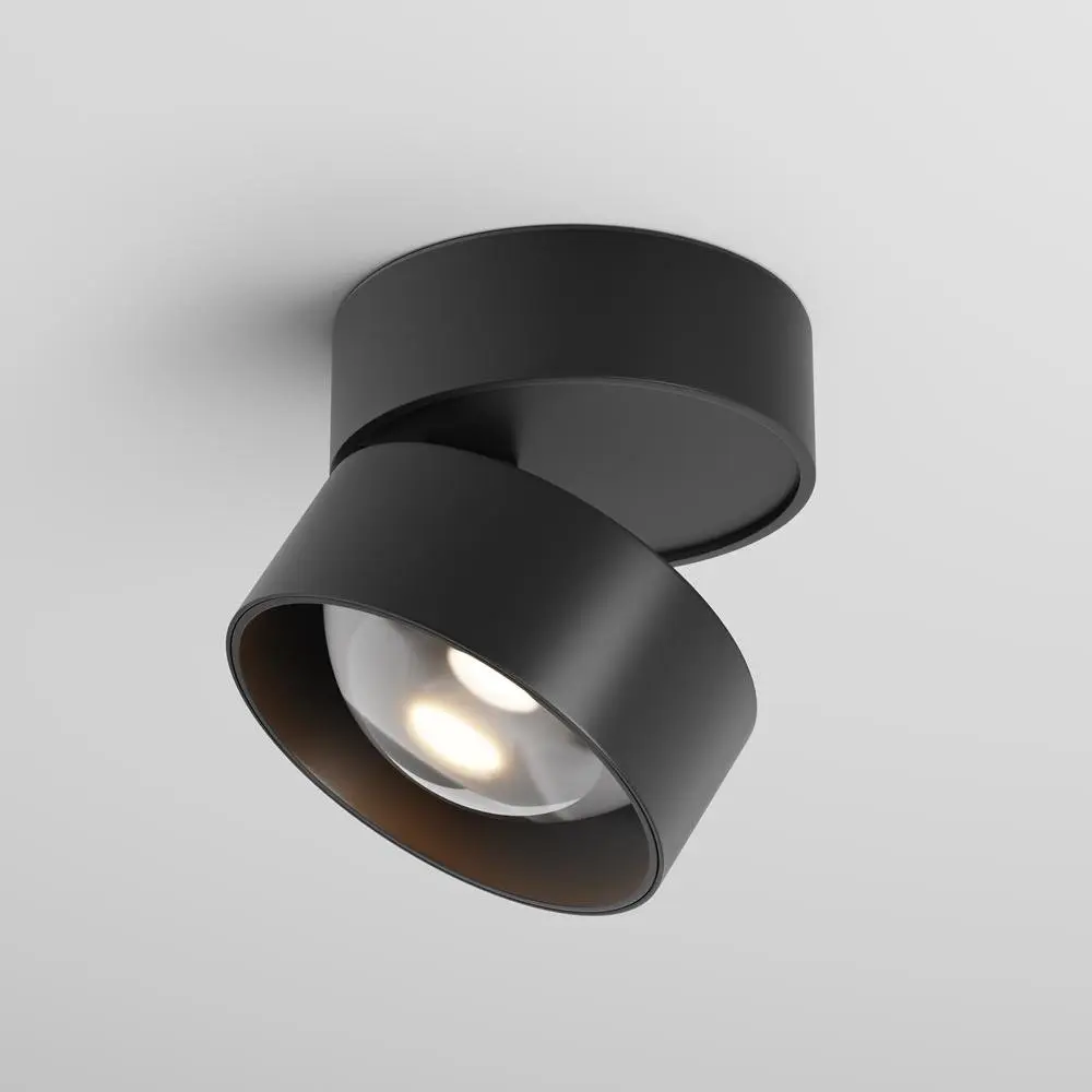 MAYTONI Stropní svítidlo Lens 3000K 12W 70d C220CL-12W3K-B
