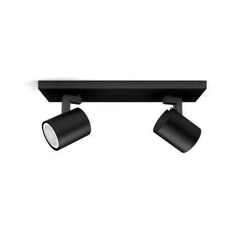 PH 8720169320352 Hue WA Runner bodové LED svítidlo GU10 2x5W 350lm 2200-6500K IP20 černá +ovladač - PHILIPS