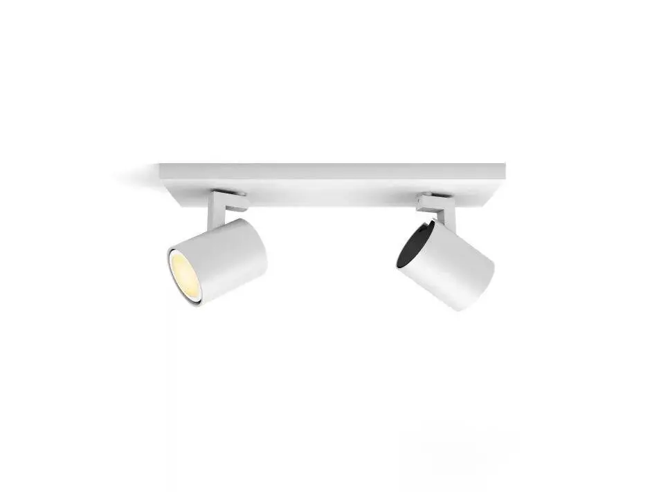 Philips Hue WA Runner bodové LED svítidlo GU10 2x4,2W 400lm 2200-6500K IP20 bílá +ovladač
