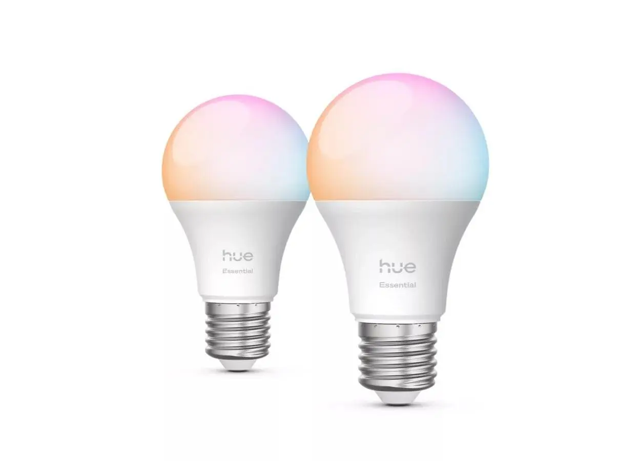 Philips Hue Essential WCA 806 žárovka 460 E27, 8W, 806lm (2 ks), 2200-6500K RGB