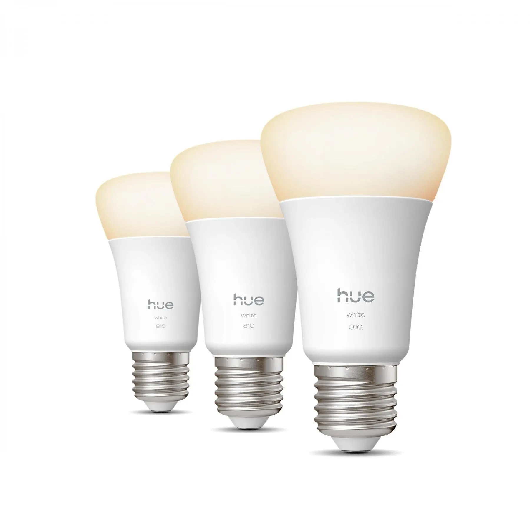 Philips Hue W 810 smart žárovka A60 E27, 7W, 810lm, teplá bílá (3 ks)