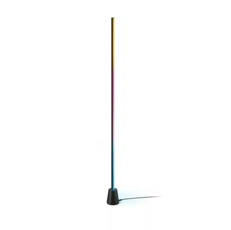 PH 8719514865273 WiZ Floor LED stojací lampa, 2700-5500K, 1,4m, nastavitelná barva světla, černá, RGB - PHILIPS