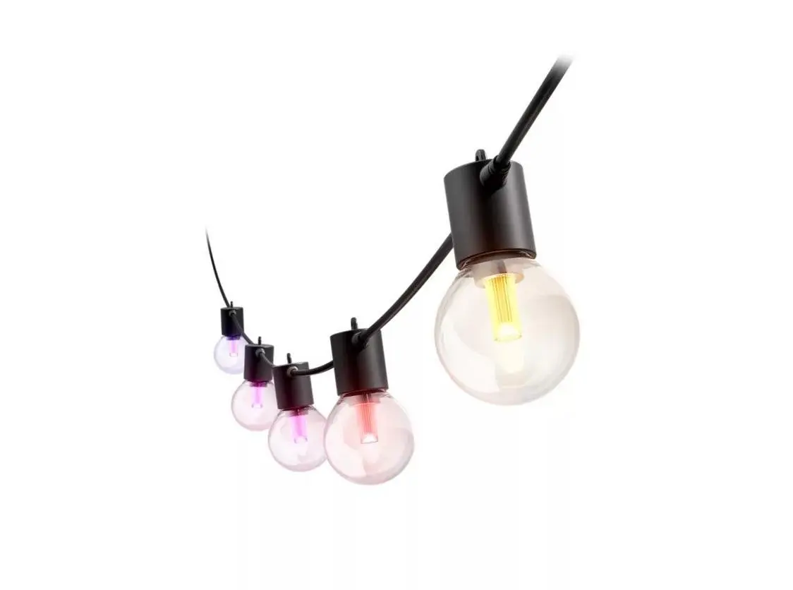 PH 8721103063731 Hue Festavia Globe prodloužení - venkovní řetěz, 21m, 30 žárovek, černý 1000-20000K RGB - PHILIPS