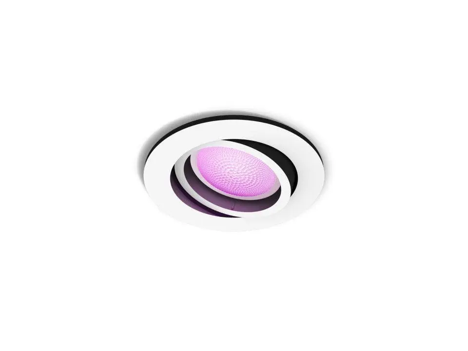 Philips Hue WACA Centura podhledové LED svítidlo GU10 5,7W 350lm 2000-6500K RGB IP20 kulaté, bílé