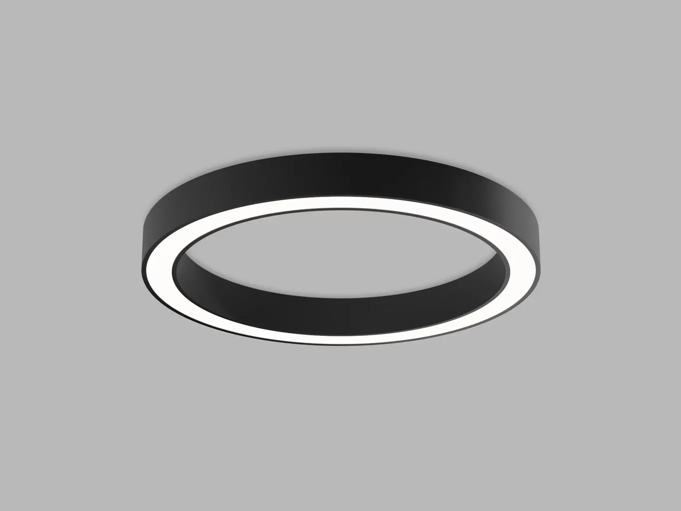 LED2 1273773CSTW Stropní svítidlo SATURN SLIM 80, B CASAMBI TW 60W 2700K - 4000K černá