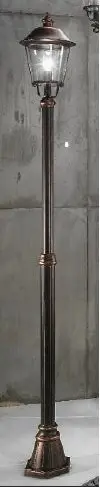 OR AL 11K/360.PF5 Venkovní sloupkové svítidlo 1x100W E27, černá měď, IP44,pr. 25cm - ORION