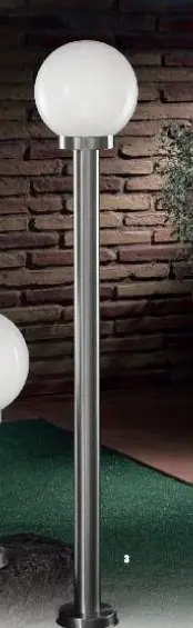 OR AL 11-1102/1 Venkovní sloupkové svítidlo 1xE27, IP44, nerez, výška 100cm - ORION