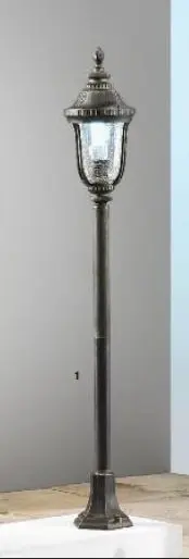OR AL 11-1122/1 Venkovní sloupkové svítidlo 1x13W, patina, IP44,výška 112cm - ORION