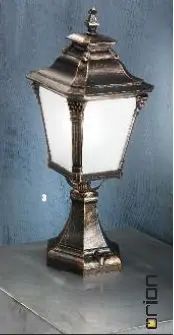 OR AL 11-1139/1 Venkovní sloupkové svítidlo 1x60W E27, patina, IP44, výška 57cm - ORION