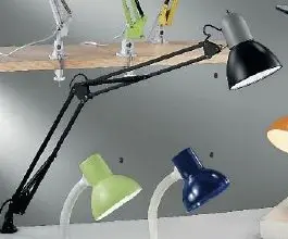 OR LA 4-1060 ČERNÁ Stolní lampa 1xE27, černá barva, nastavitelné rameno - ORION