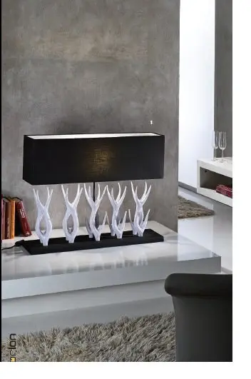OR LA 4-1143/1 Stolní lampa 1x60W E27 dřevo, rozměr 80x20cm, výška 61cm - ORION