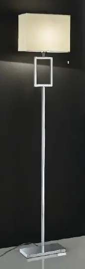 OR STL 12-1135/1 Stojací lampa 1x60W E27 chrom, výška 160cm, stínidlo 30x20x25cm - ORION
