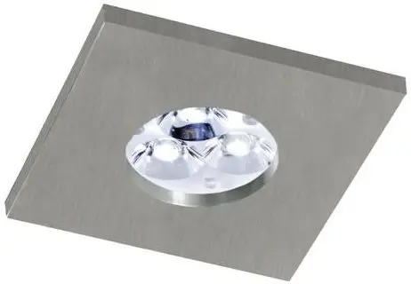 BPM 3006.01.RF.SA-SA.GU Vestavné svítidlo Aluminio Plata IP65, kartáč.hliník 1x50W, 230V (stárý kód BPM 3006GU) - BPM