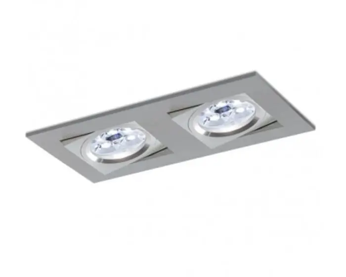 BPM 3001.01.RF.WH-WH.GU Vestavné svítidlo Aluminio Blanco, bílá, 2x50W, 230V - BPM (starý kód: 4201GU)