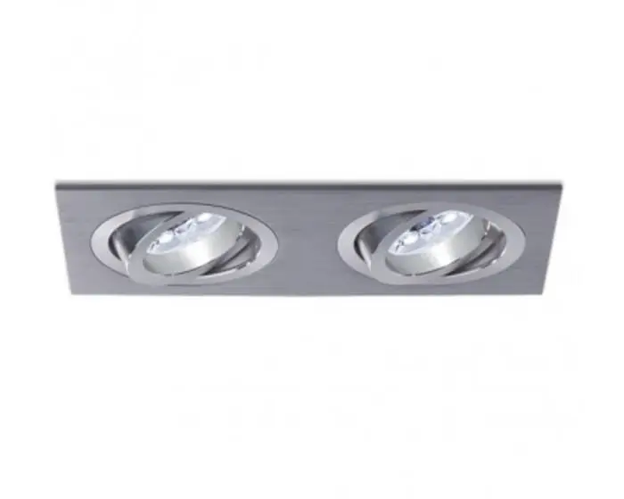 BPM 3012.01.RF.SA-SA Vestavné svítidlo Aluminio Plata, kartáčovaný hliník 2x50W, 12V (BPM 3012) - BPM