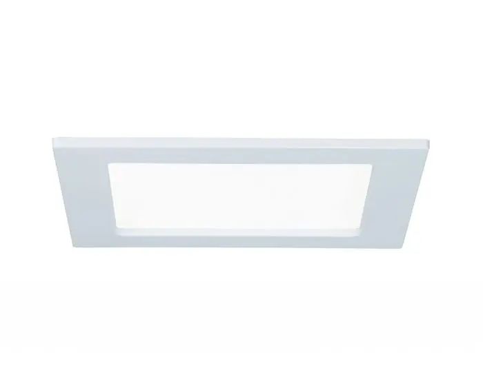 Paulmann Vestavný panel LED hranaté 12W 4000K Bílá IP44 920.65 P 92065