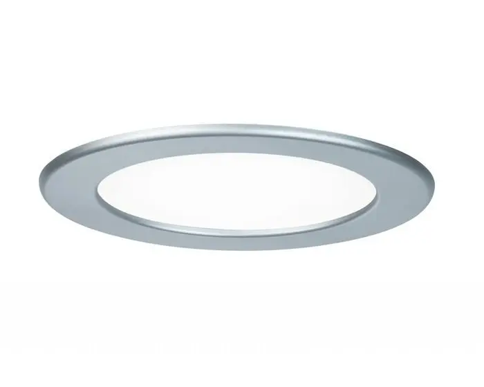 Paulmann Vestavný panel LED kruhové 12W 4000K Chrom mat IP44 920.71 P 92071