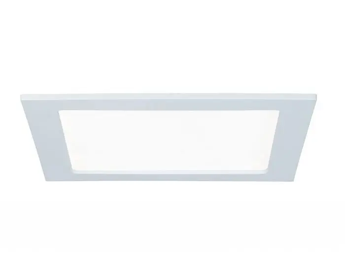 P 92066 Zápustný LED panel hranatý 18W 4000K bílý IP44 - PAULMANN