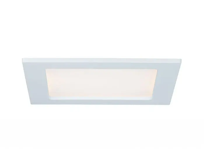Paulmann Vestavný panel LED hranaté 12W 2700K Bílá IP44 920.68 P 92068