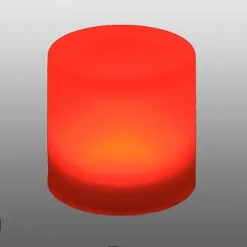 AM 226124 LED svítidlo Spot-8 válec červená 1,08W 620-630nm 12V DC IP68 - AMVIS