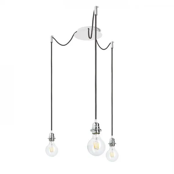 RED R11779 KOMBIX 3 závěsná sada BZ+ČK+CHO  230V E27 3x28W - RED - DESIGN RENDL