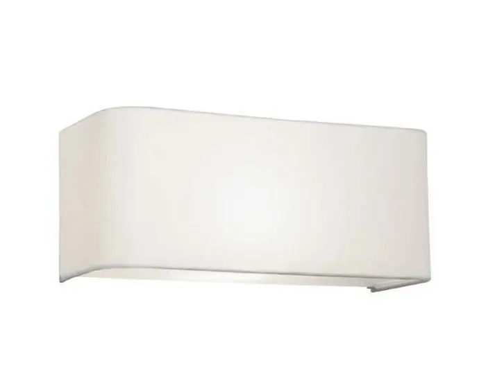 ASTRO nástěnné svítidlo Ashino Wide 60W E27 vč. stínítka bílá 1166002