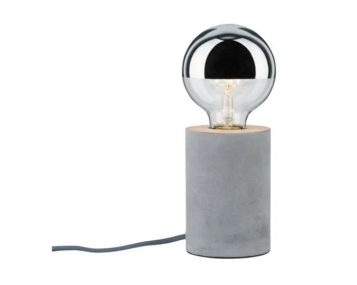 P 79621 VÝPRODEJ VZORKU Stolní lampa Neordic Mik beton - PAULMANN