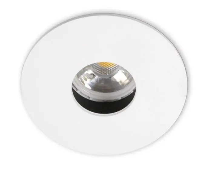 KHL K50130.01.RF.WH-WH.GU Zápustné svítidlo DOT bílé max.50W Ø80mm kulaté - KOHL-Lighting (starý kód: KHL K50130.W.GU)