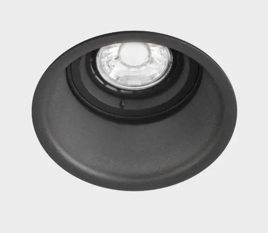 KOHL LIGHTING KOHL-Lighting OZONE zapuštěné svítidlo s rámečkem pr. 90 mm černá 8 W LED
