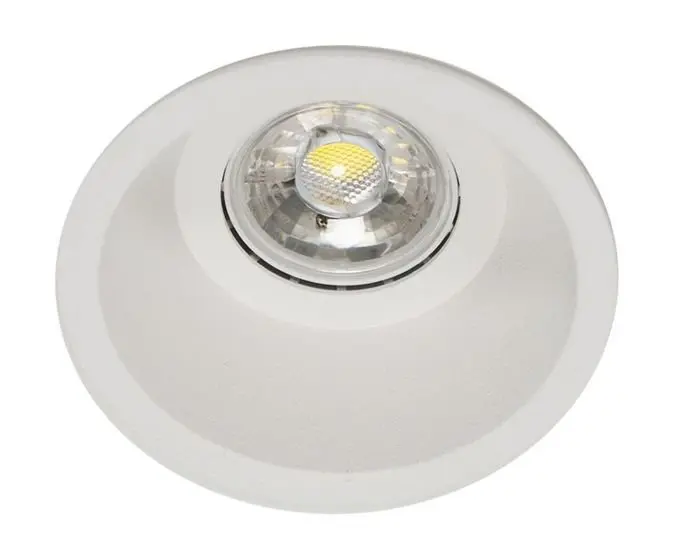 KOHL LIGHTING KOHL-Lighting MOON zapuštěné svítidlo s rámečkem pr. 85 mm černá 8 W LED  Non-Dimm